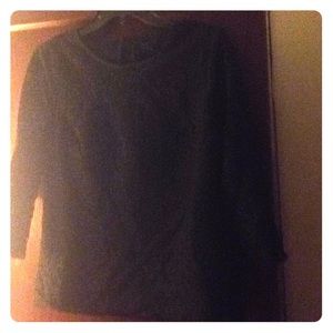 J.Crew Black Lace Blouse